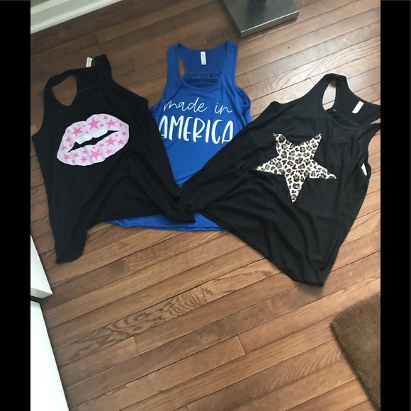 Pink Lily Tops - NWOT 3  Pink Lily Tank Tops.
